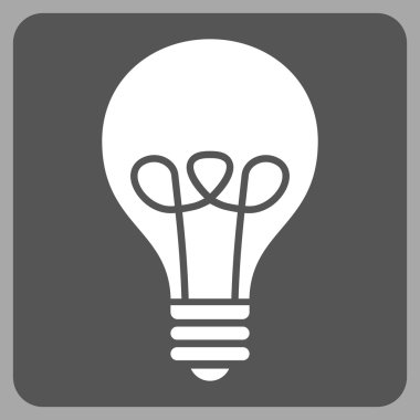 Lamba Ampul Düz Vektör Sembolü