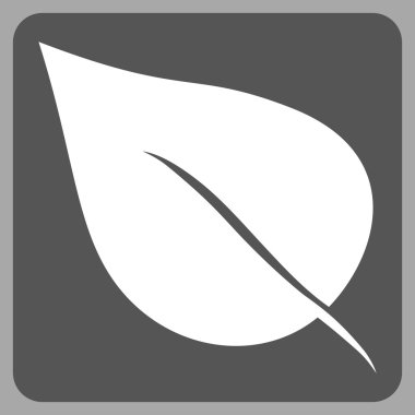 Bitki yaprak düz vektör simgesi