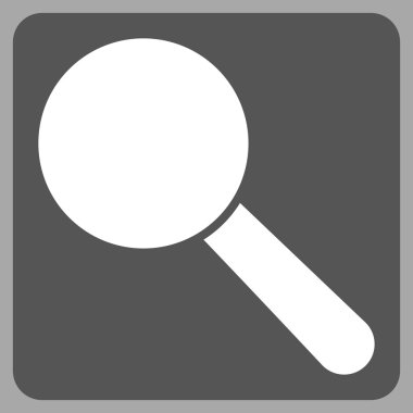 Arama aracı düz vektör simgesi