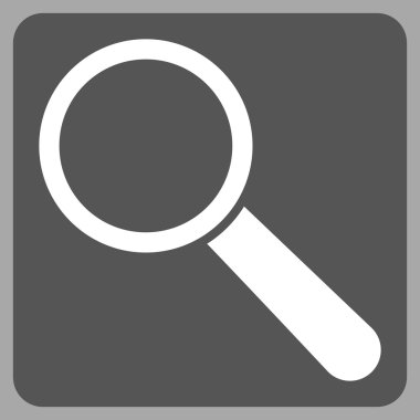 Arama aracı düz vektör simgesi