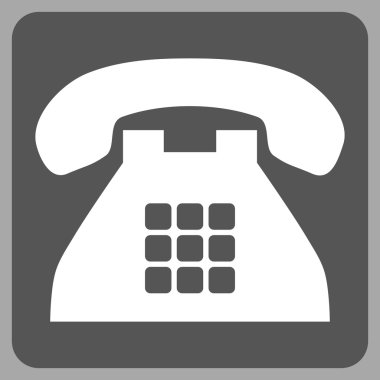 Sesi telefon düz vektör simgesi