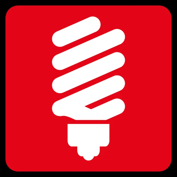 Leuchtstoffröhren flache Vektor-Symbol — Stockvektor