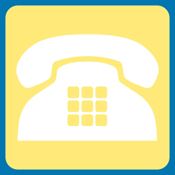 Tón telefonní plochý vektorové ikony — Stockový vektor