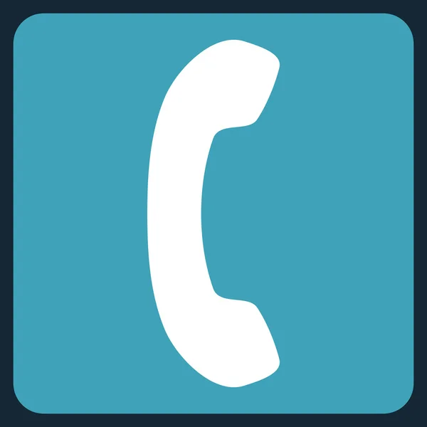 Receptor de telefone Flat Vector Icon — Vetor de Stock