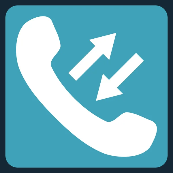 Telefono Parlare piatto vettoriale Simbolo — Vettoriale Stock