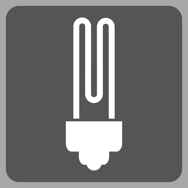 Fluorescerende lamp platte Vector Icon — Stockvector