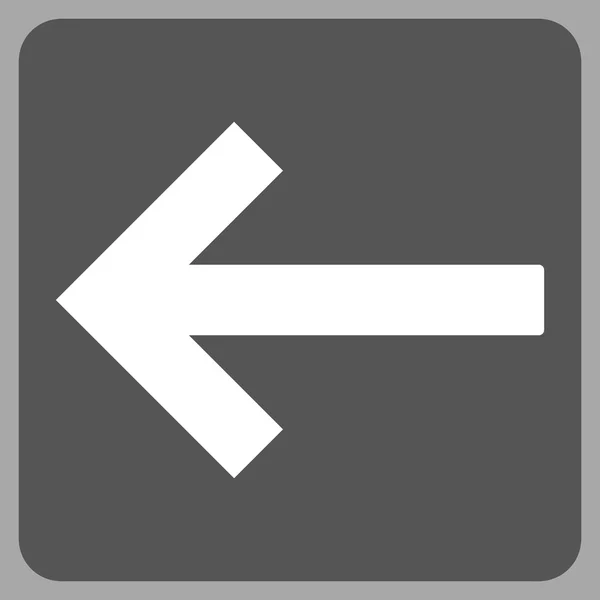 Left Arrow Flat Vector Icon — Stock Vector