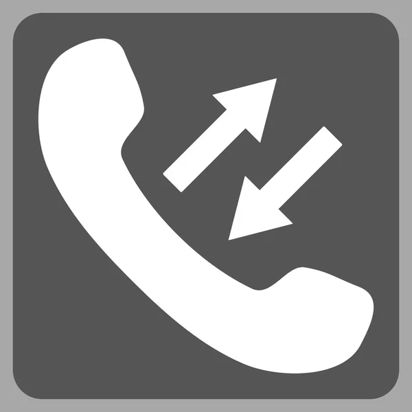 Phone Talking Flat Vector Icon — Stock Vector