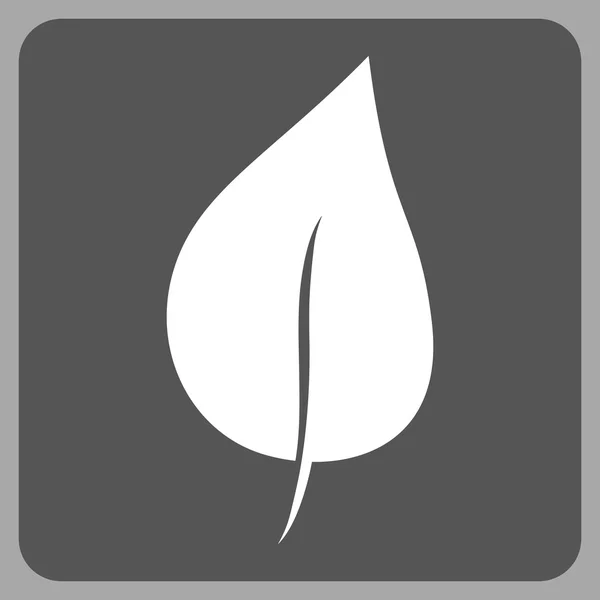 Plant Leaf Flat Vector Pictogram — Stock Vector