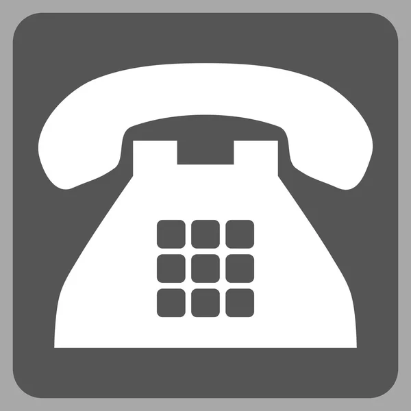 Tono telefono piatto vettoriale Simbolo — Vettoriale Stock