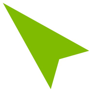 Ok ucu sol yukarı düz vektör simgesi