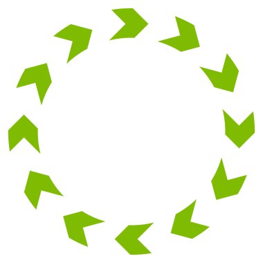 Dolaşım düz vektör simgesi