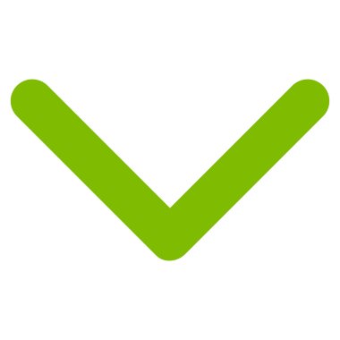 Düz vektör simgesi aşağı yön