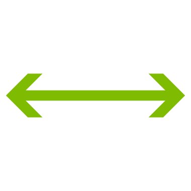 Yatay Çevir düz vektör simgesi