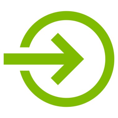 Alma düz vektör simgesi