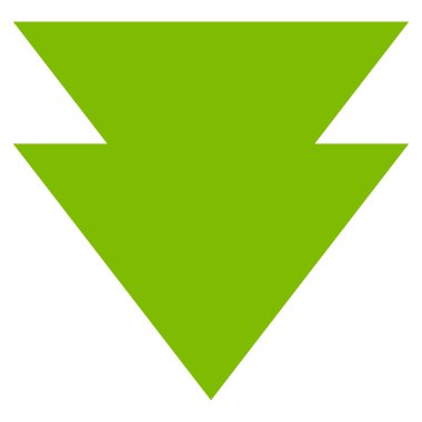 Düz vektör simgesi taşı