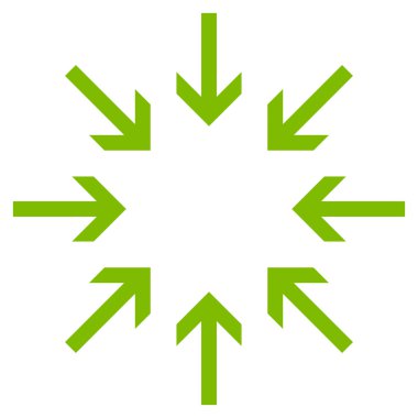 Basınç oklar düz vektör simgesi