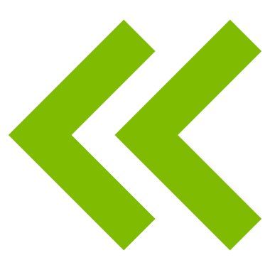 Shift Sol düz vektör simgesi