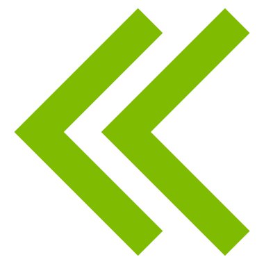 Shift Sol düz vektör simgesi