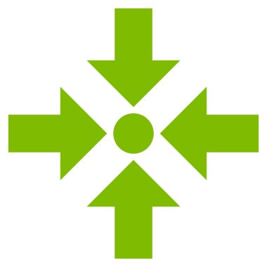 Oklar düz vektör simge küçültmek