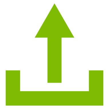 Düz vektör simge yüklemek