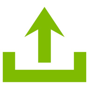 Düz vektör simge yüklemek