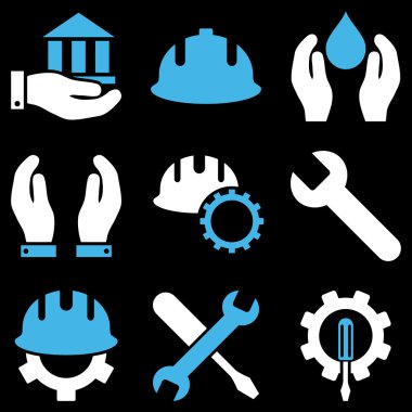 Hizmet araçları vektör Icon Set