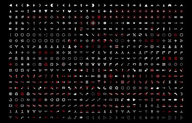 Bütün oklar yön vektör Icon Set