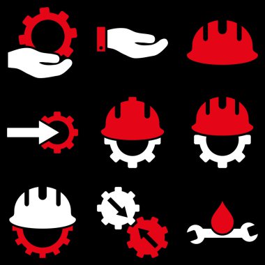 Geliştirme vektör Icon Set