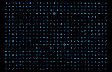 Bütün oklar yön vektör Icon Set