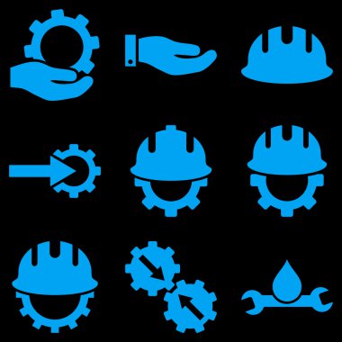 Geliştirme vektör Icon Set