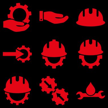 Geliştirme vektör Icon Set