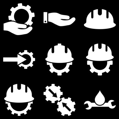 Geliştirme vektör Icon Set