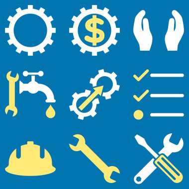 Hizmet araçları vektör Icon Set