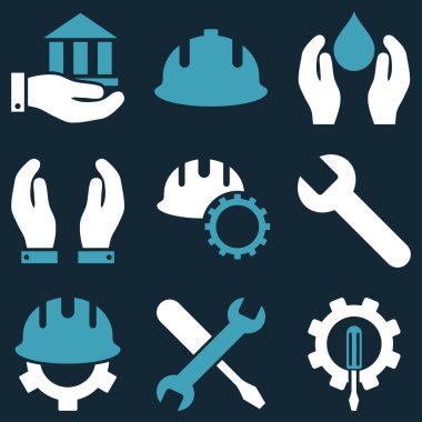 Hizmet araçları vektör Icon Set