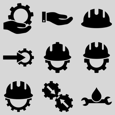 Geliştirme vektör Icon Set