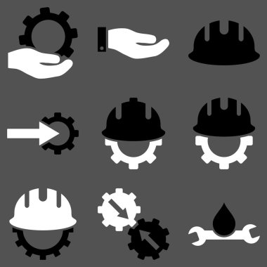 Geliştirme vektör Icon Set