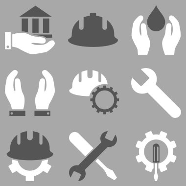 Hizmet araçları vektör Icon Set