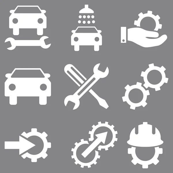 Vektorová ikona služby auta — Stockový vektor