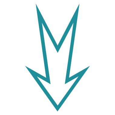 Anahat vektör simgesi aşağı ok