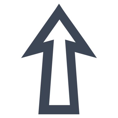 Anahat vektör simge yukarı ok