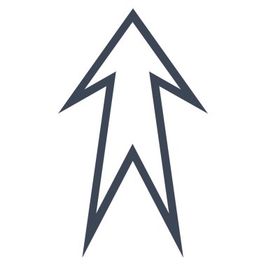 Anahat vektör simge yukarı ok