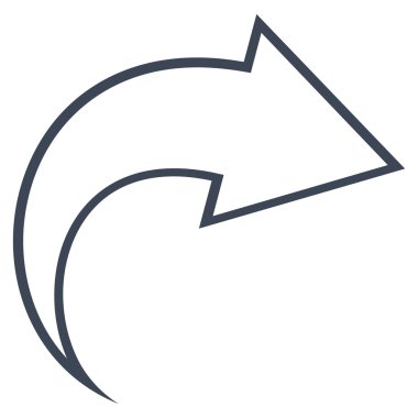 Kontur vektör simge Yinele