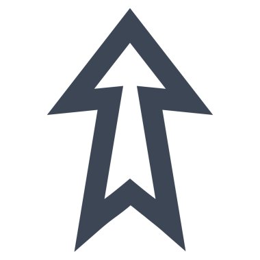 Anahat vektör simge yukarı ok