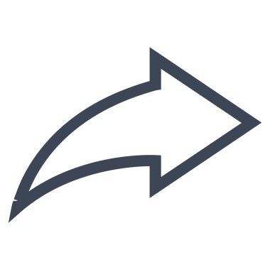 İnce çizgi vektör simge Yinele