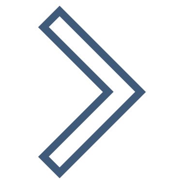 Ok ucu şu ince çizgi vektör simgesi