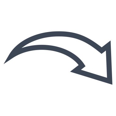 Kontur vektör simge Yinele