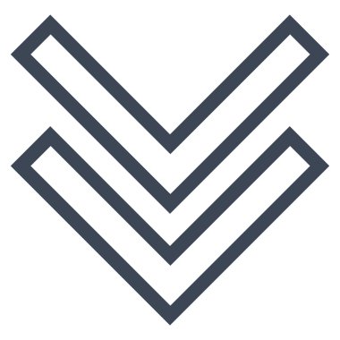 Kontur vektör simgesi kaydır