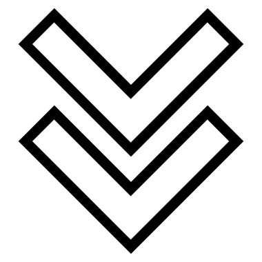 Kontur vektör simgesi kaydır