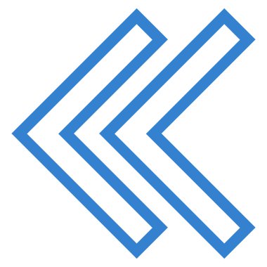 Shift Sol anahat vektör simgesi